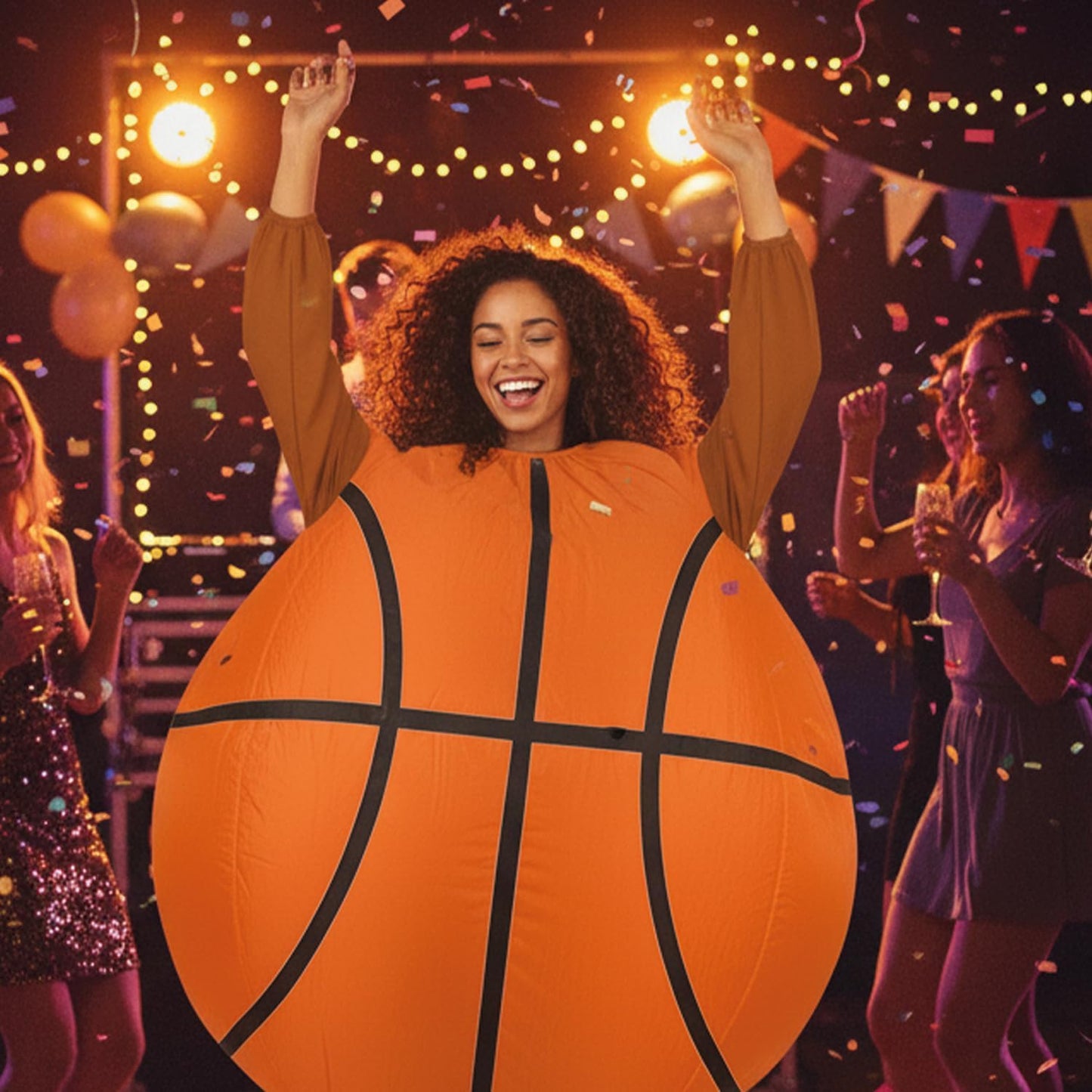 Aufblasbares Basketballkostüm, Basketball