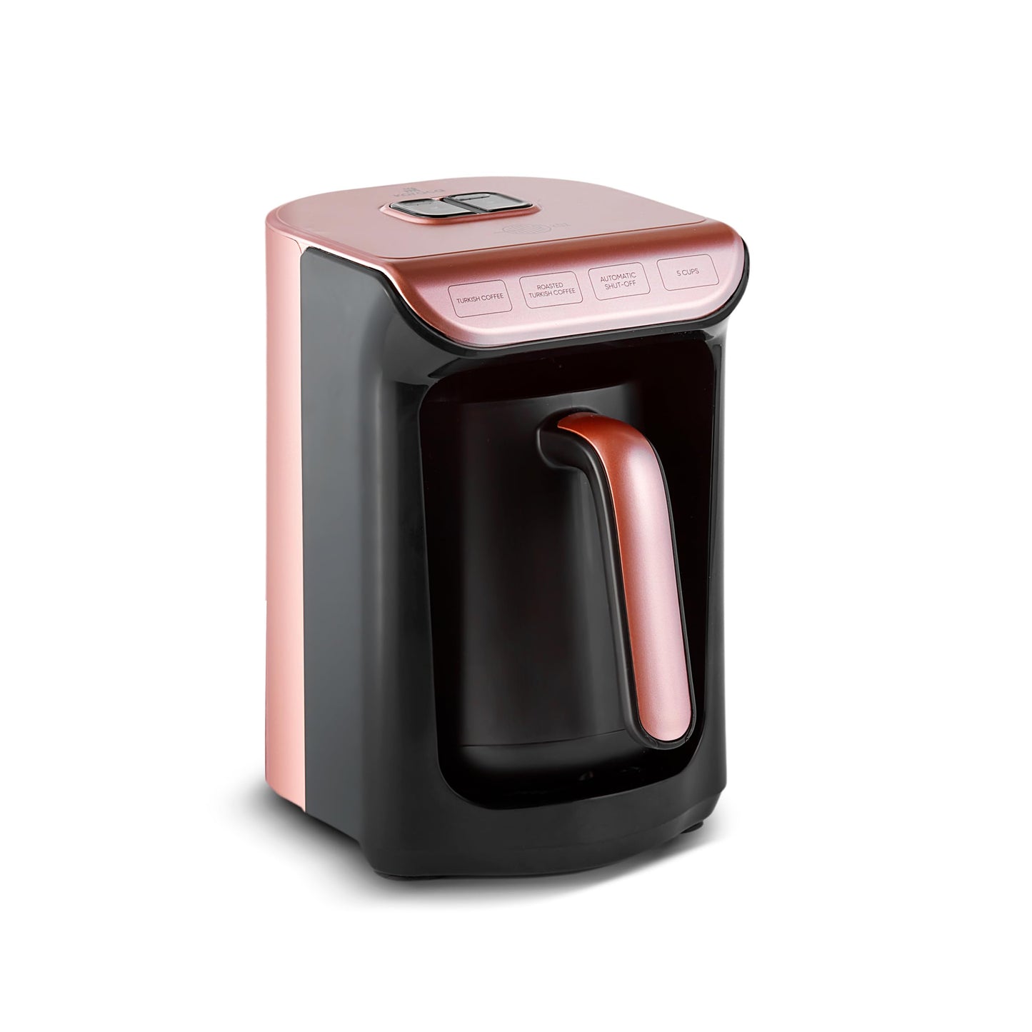 Hatır Köz Türkische Kaffeemaschine mit Milchfunktion, Roségold