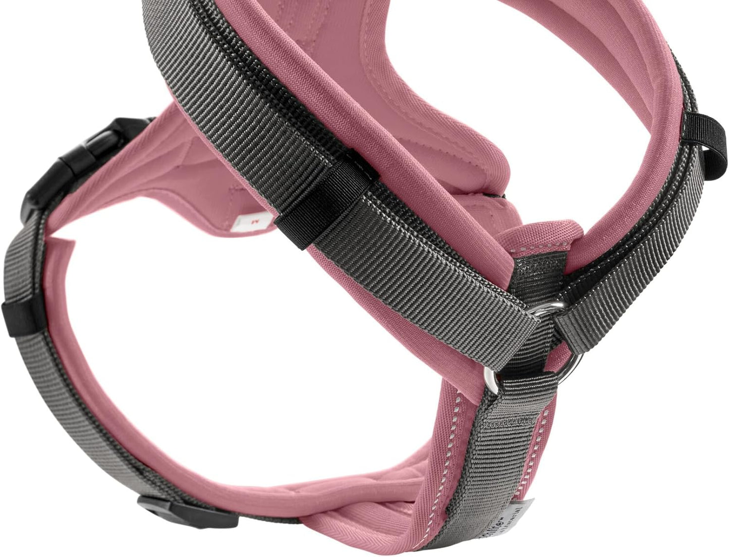 Hundegeshirr Maldon Up, altrosa/grau S-M