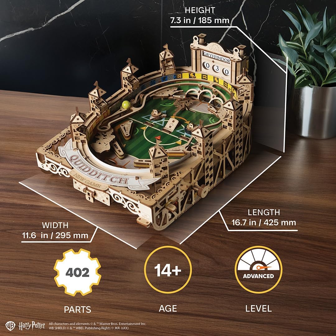3D Holzpuzzle Quidditch Flipperautomat, Quidditch