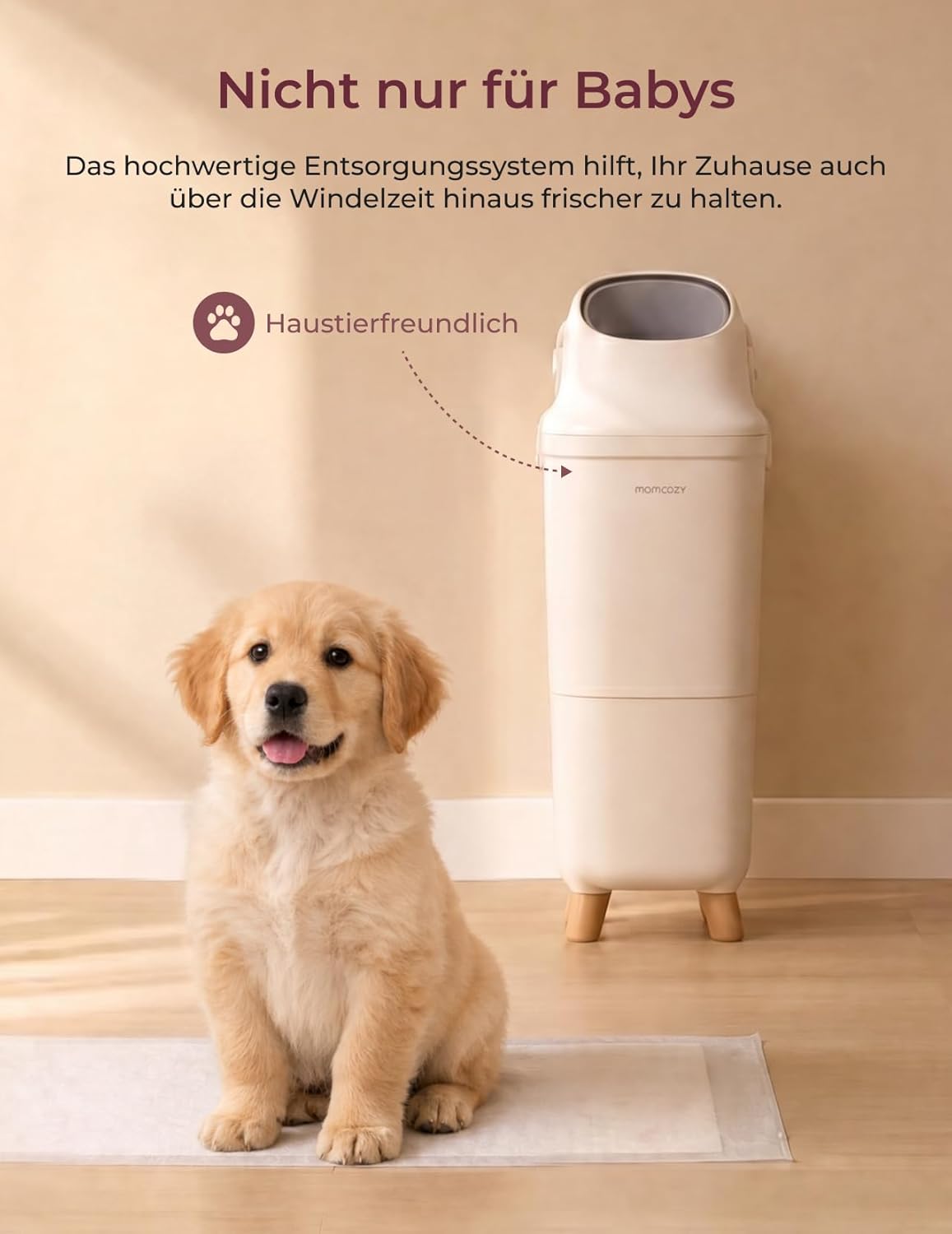 Windeleimer mit Geruchsverschluss-System, Windeleimer