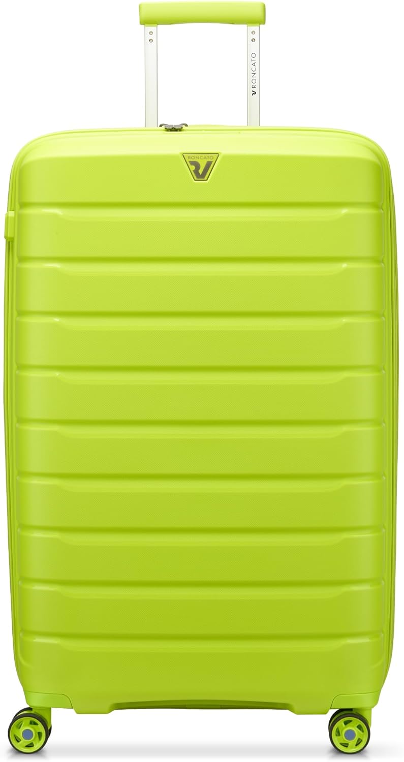 Grosser Hartschalenkoffer B-Flying mit TSA-Schloss und Dehnungsfuge, 78x50x30/35, Cyber Lime