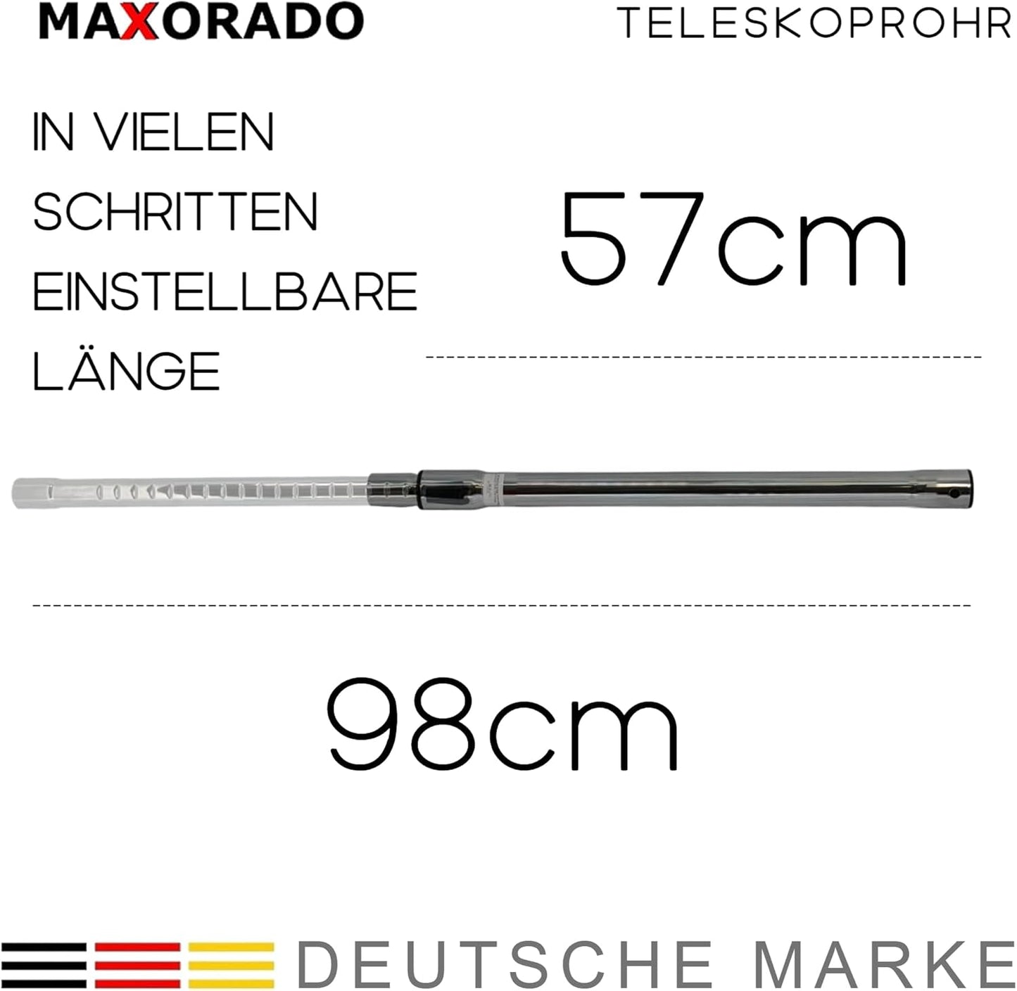 Staubsauger-Teleskoprohr, Staubsaugerrohr