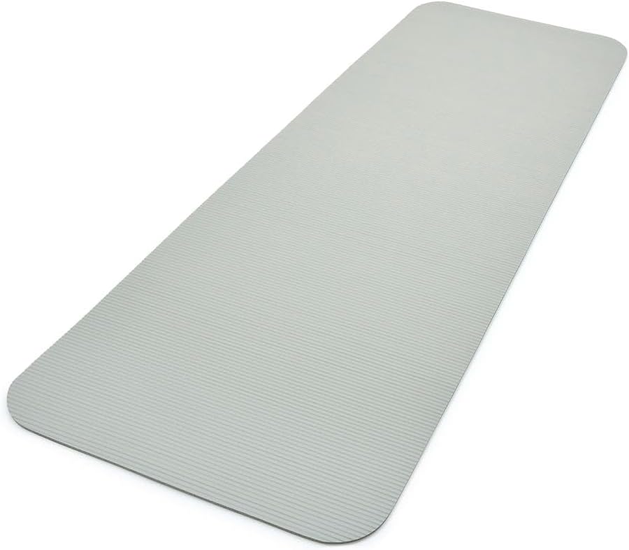 Rutschfeste Gymnastikmatte, grau / 7 mm