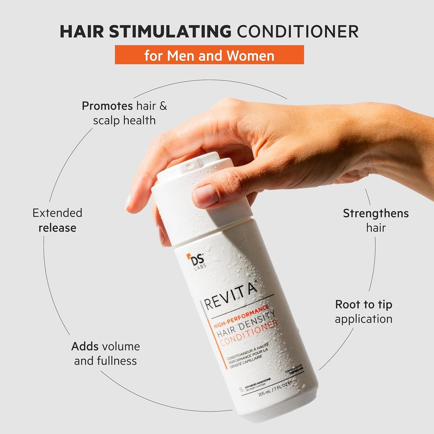 Shampoo & Spülung für Haarwachstum, 410 ml (1er Pack)