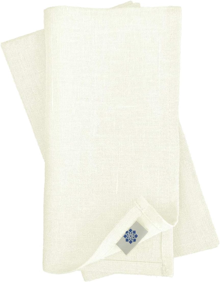 4-teiliges Stoffservietten-Set Hygge, Weiß Weiss Servietten - 32 x 32cm