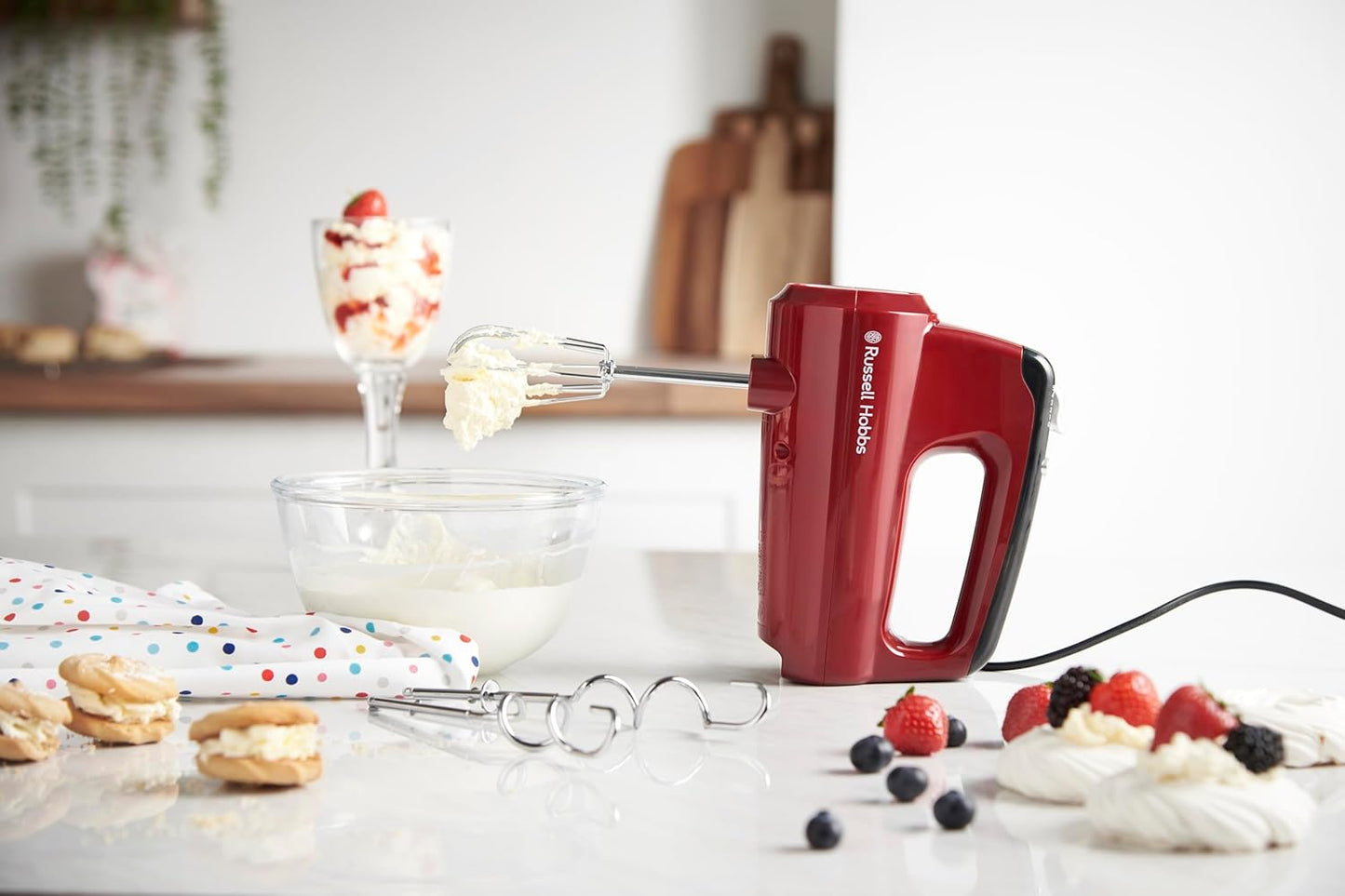 Handmixer Desire 24670-56 mit Turbofunktion, Rot