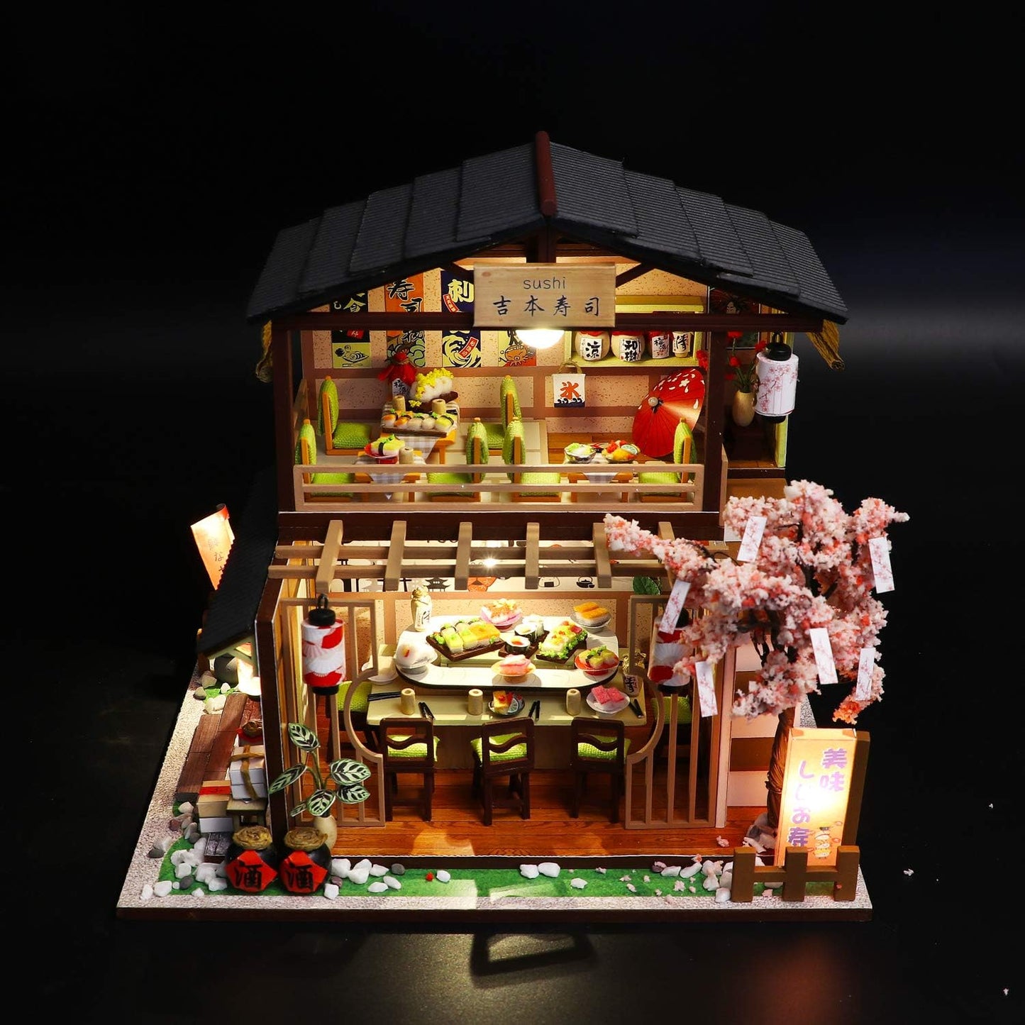 DIY Puppenhaus-Bausatz, Rosa