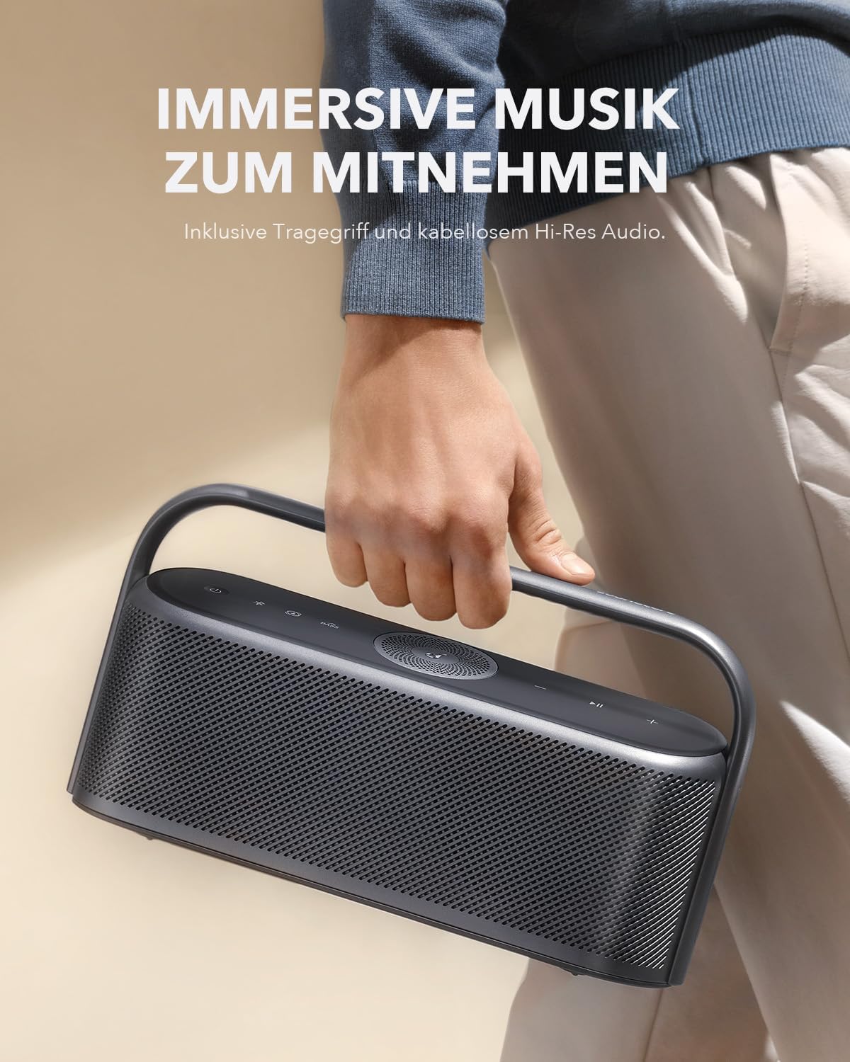 Motion x600 Bluetooth Lautsprecher, black