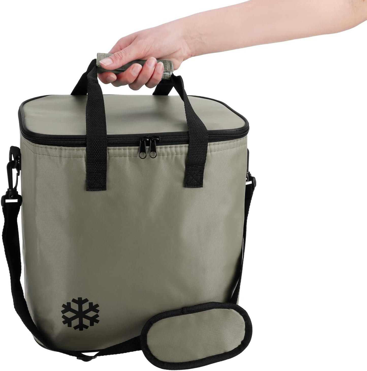 Faltbare Kühltasche, 1 Stück - hellbraun