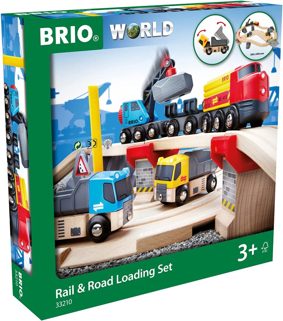 World Strassen & Schienen Steinverlade Set, Bahn, Single
