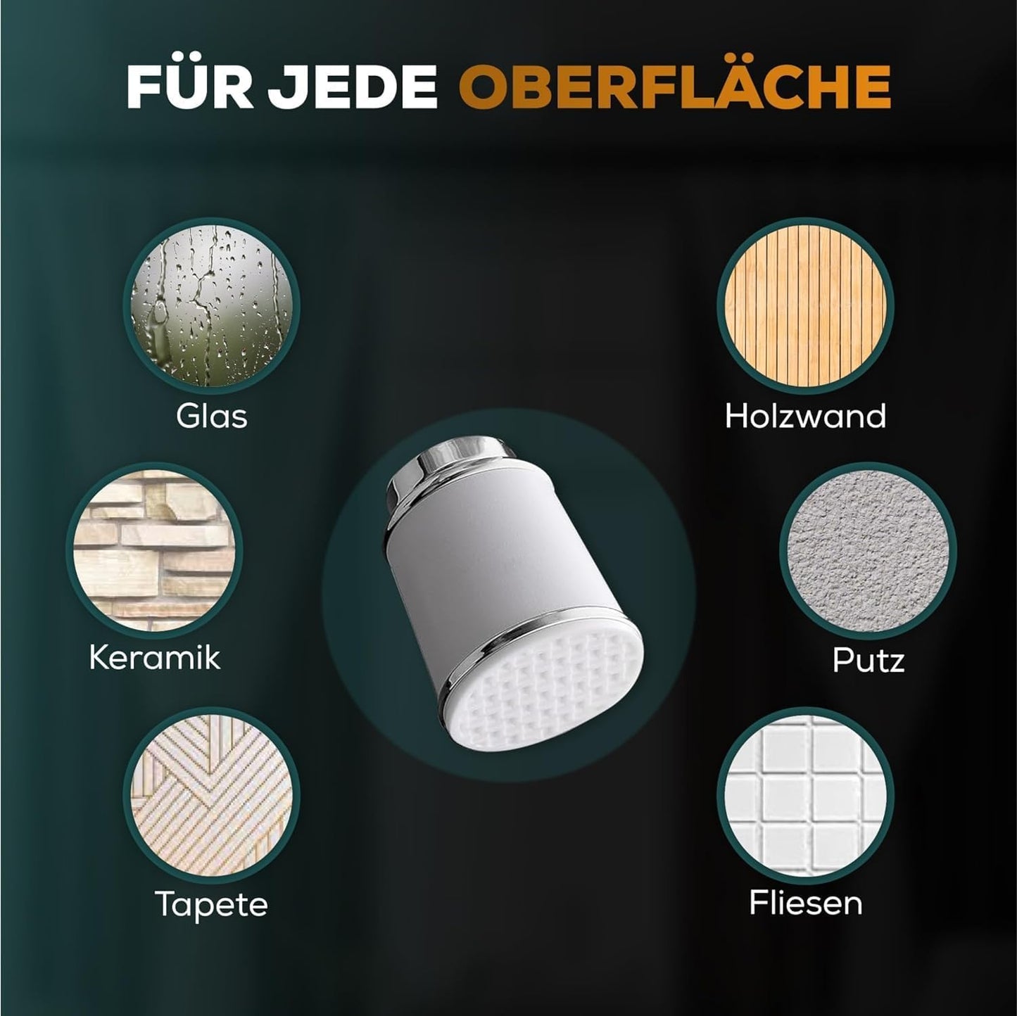 Klemmstange für Dusche, 87-120 cm Weiss