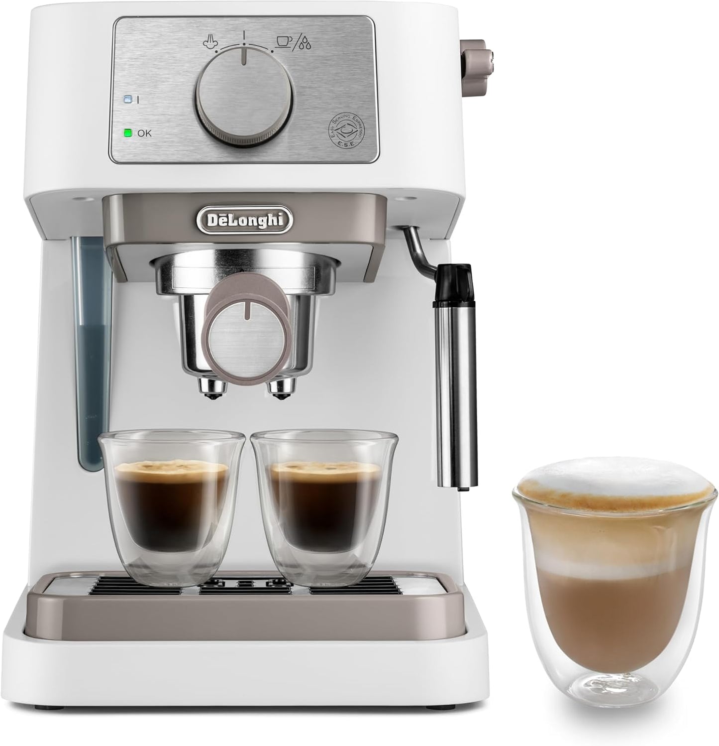 Kaffeemaschine Stilosa EC260.W, Weiss Espressomaschine
