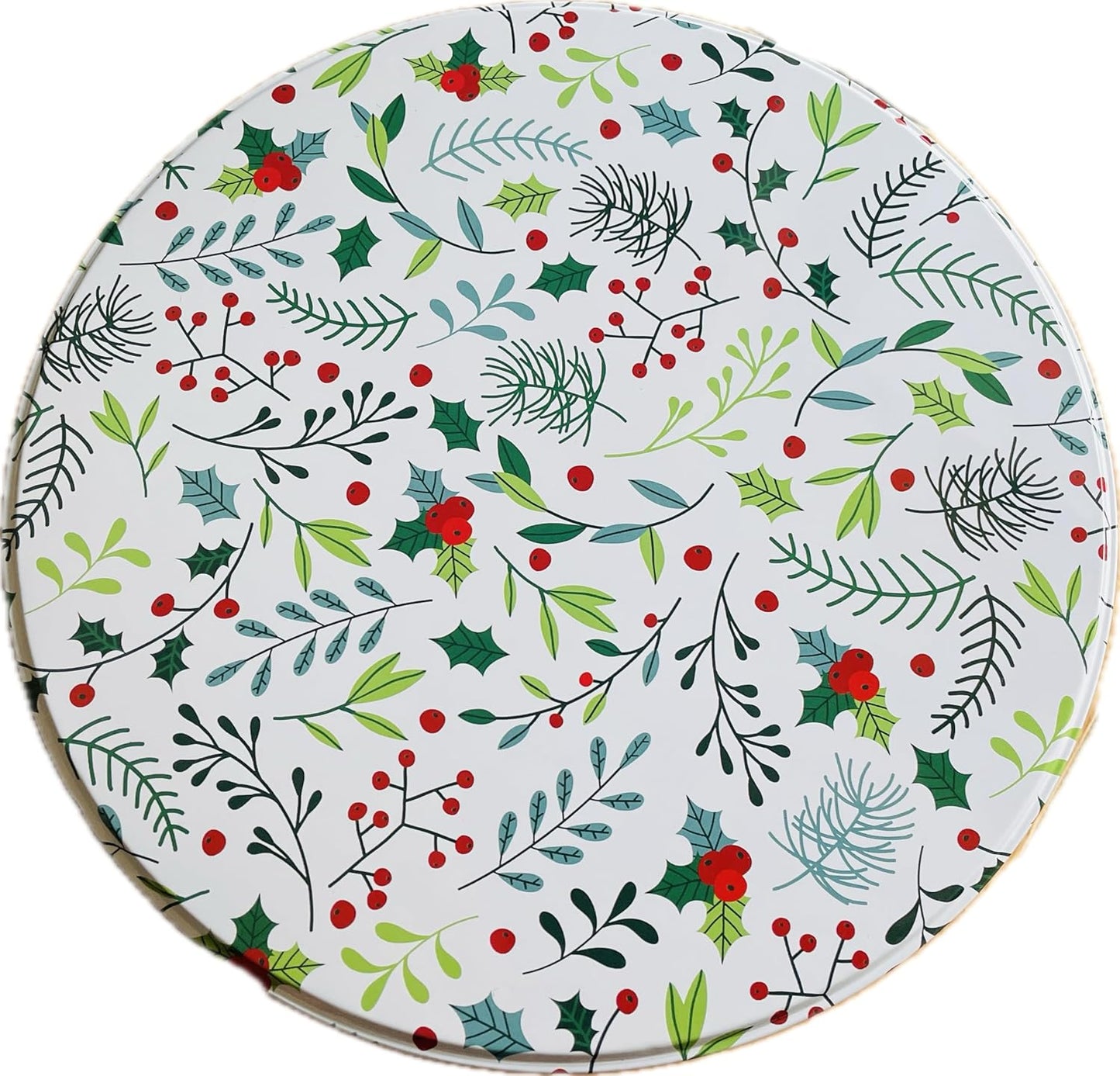 Weihnachts-Keksdosen-Set aus Blech (3-teilig), Weiss-bunt