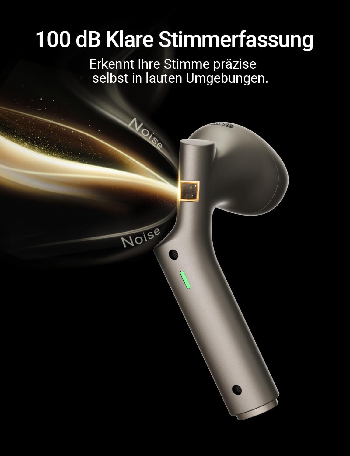 KI-Übersetzer-Kopfhörer, gold