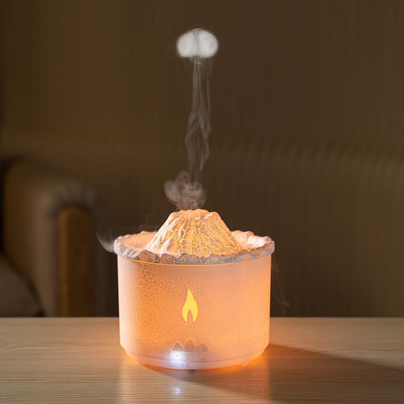Aroma-Diffusor Vulkan mit Ultraschall-Technologie, Weiß
