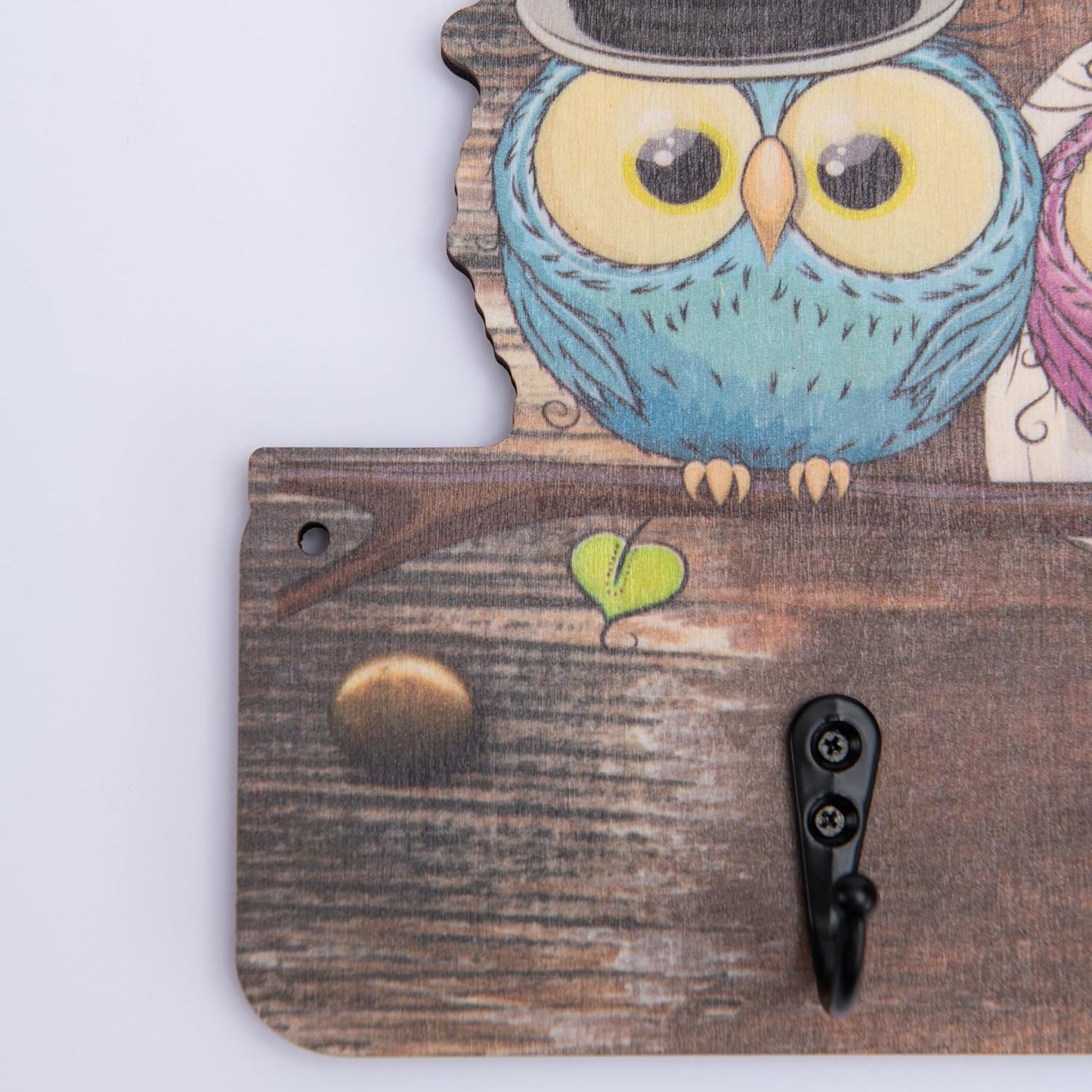 2er-Set Kindergarderobe mit Haken, 2 Stück Home Sweet Home