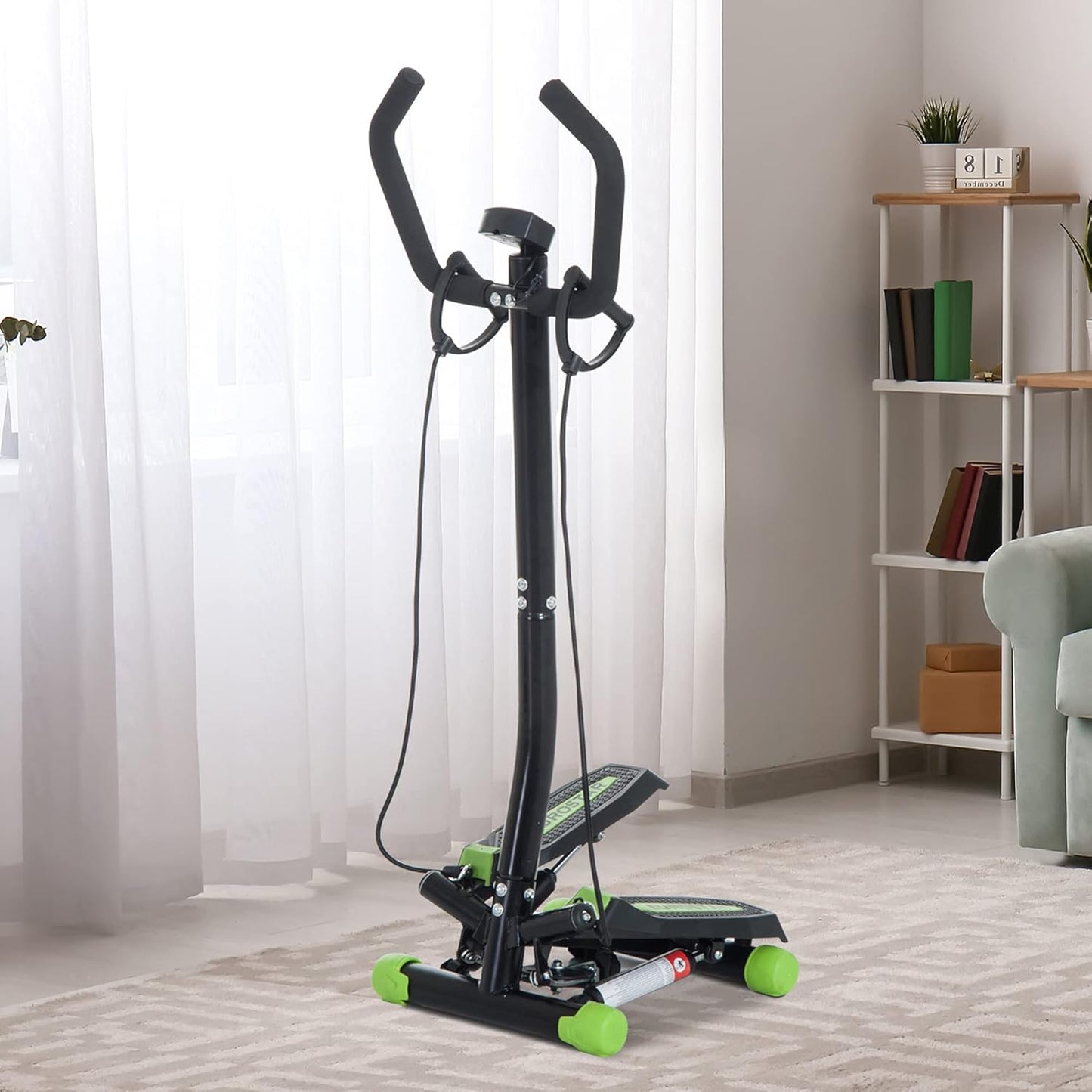 Heimtrainer mit Haltegriff und LCD Display