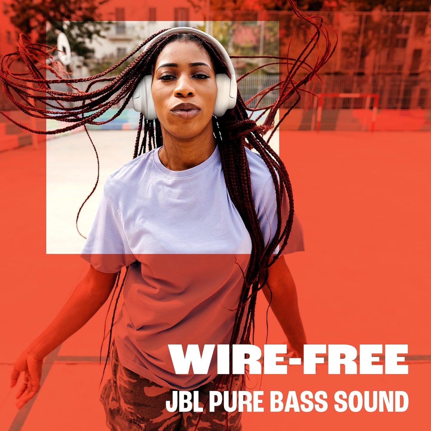 Tune 730 BT Wireless Over-Ear-Kopfhörer mit Bass Sound, Beige