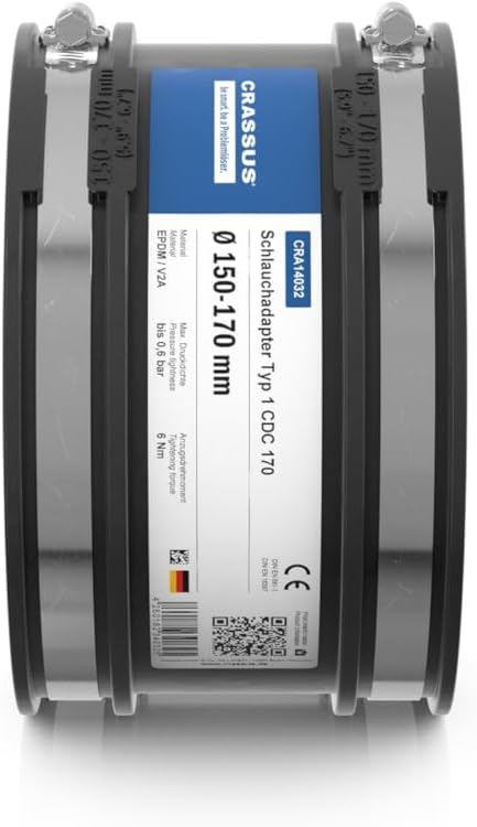 Schlauchadapter CDC 165 Typ 1, 150-170mm