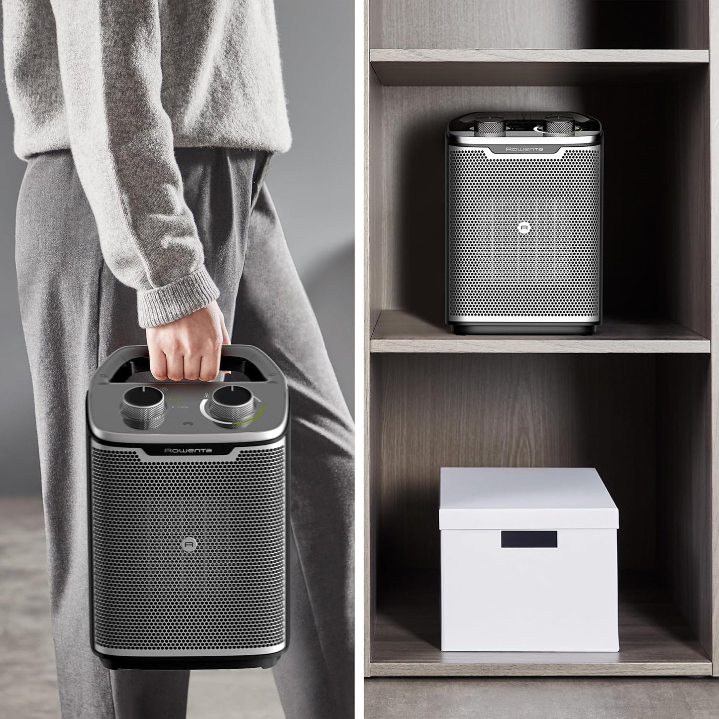 Intense Comfort+ Heizlüfter, leise mit Thermostat, 35 qm | Keramik