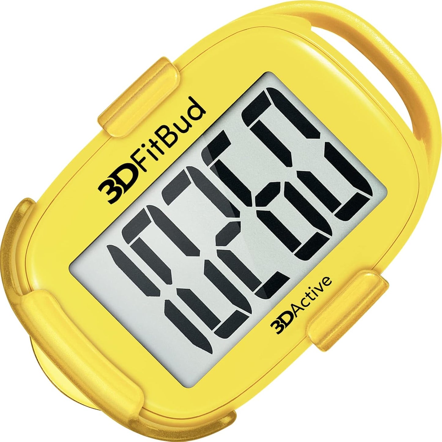A420S Schrittzähler mit Clip und Umhängeband, Gelb