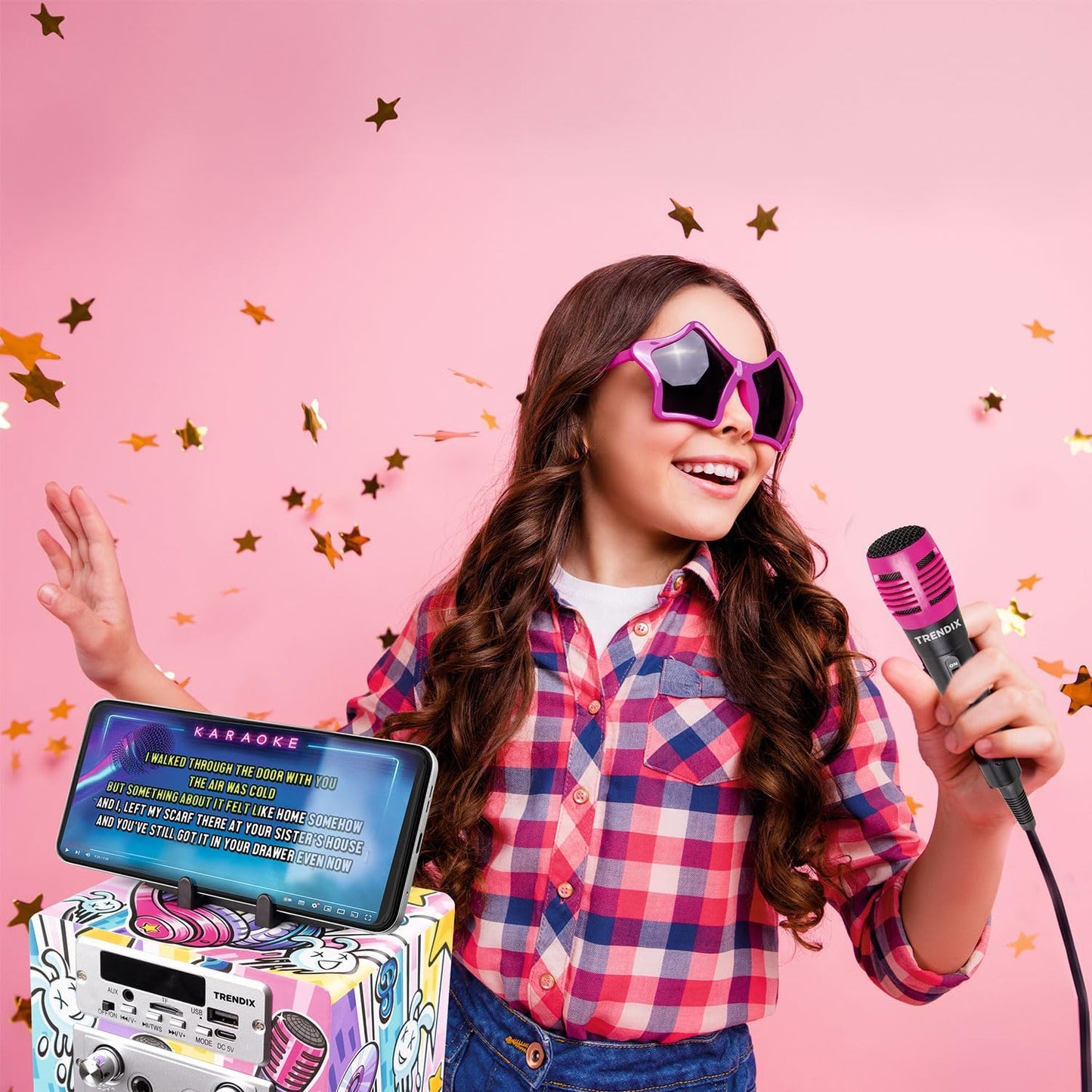 Karaoke-Maschine für Kinder mit Mikrofonen, Party Edition