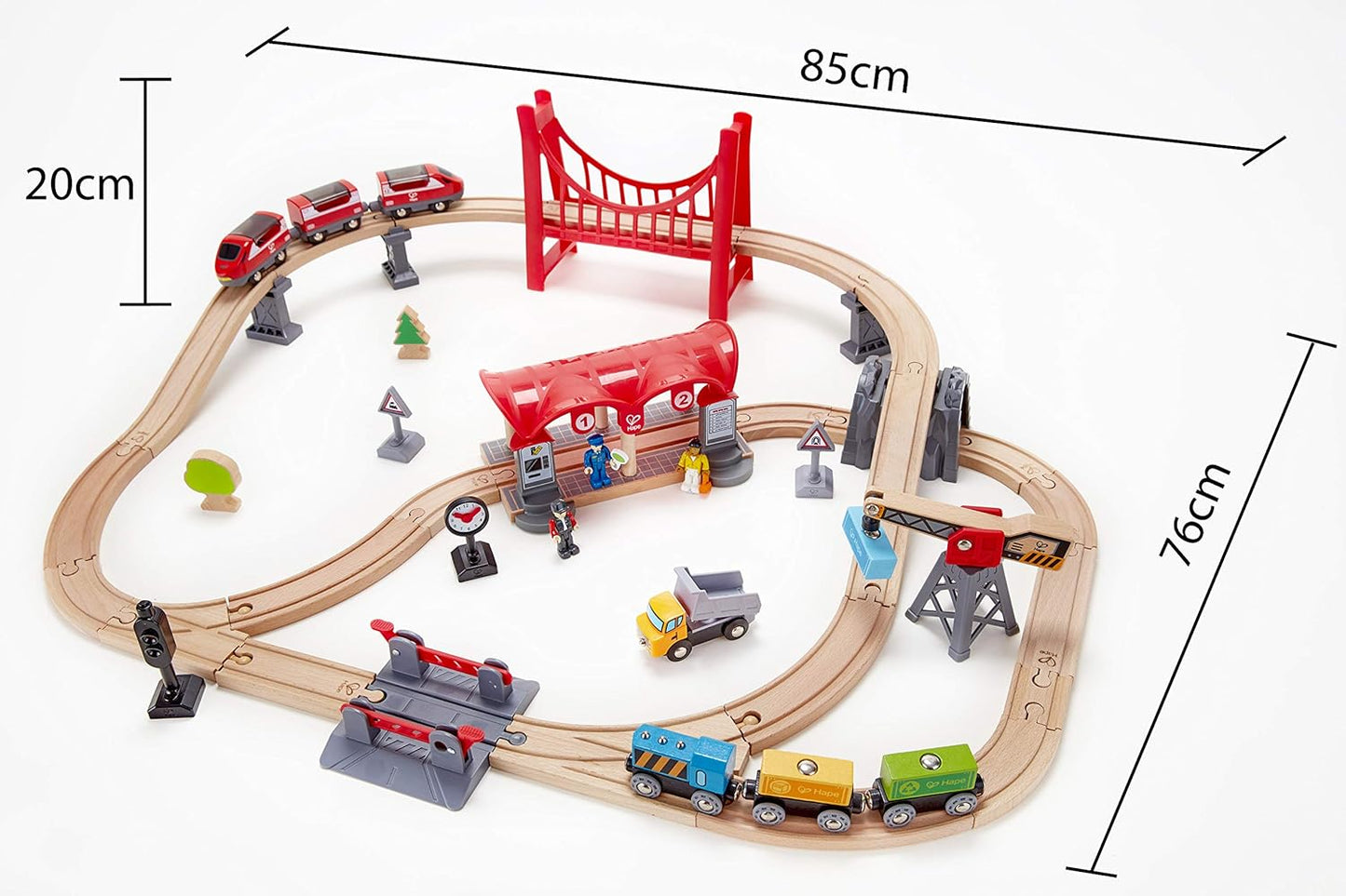 Eisenbahnset: Verkehrsreiche Stadt