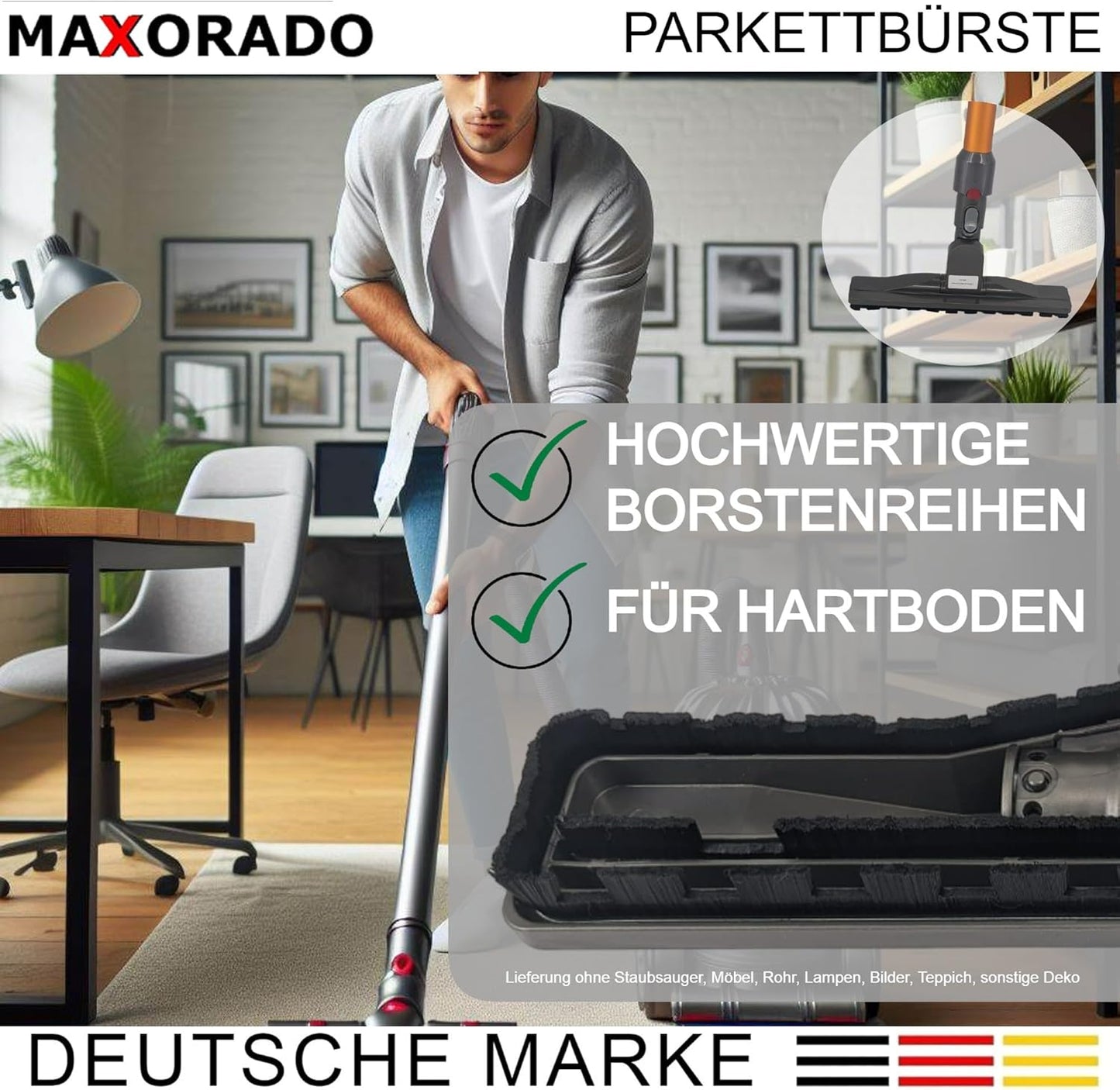 Parkettdüse für Dyson-Modelle, V7/V8/V10/V11/V15