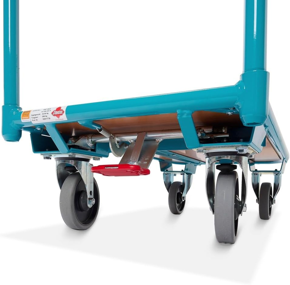 Magazinwagen mit Zentralbremse