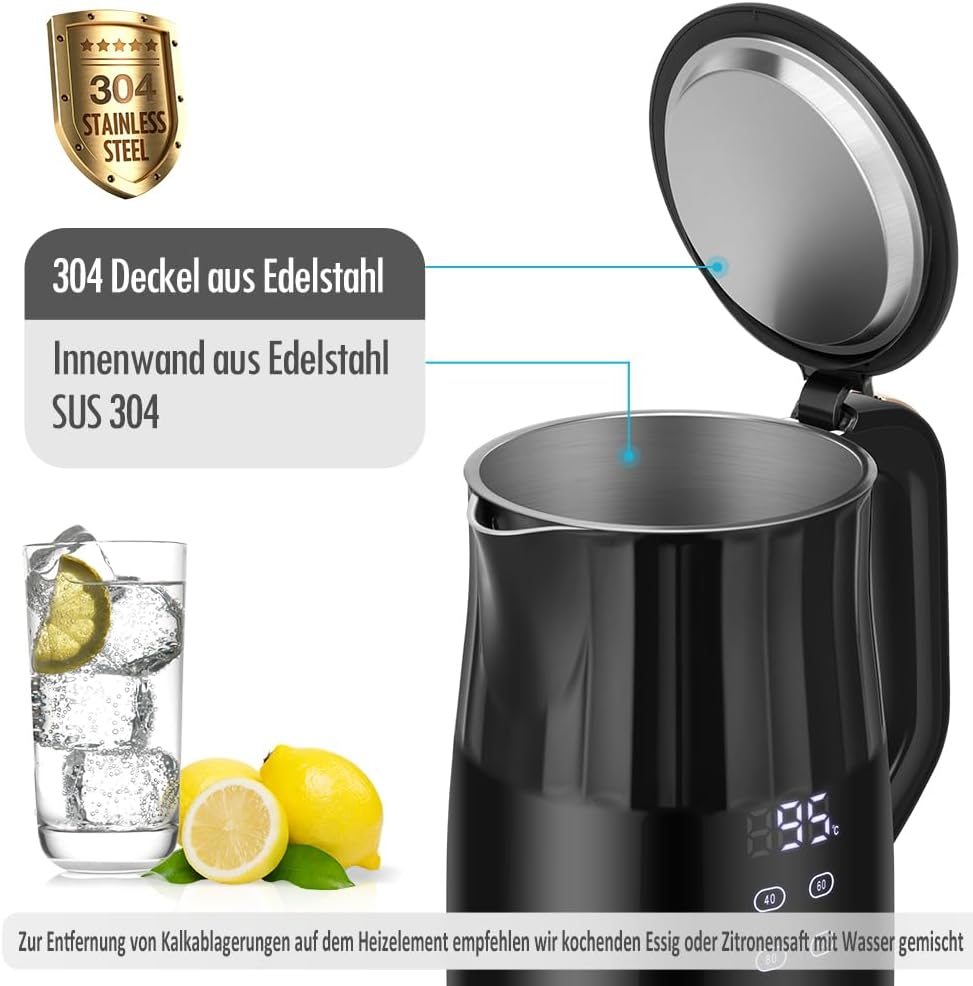 Wasserkocher FKG-3017 mit Temperatureinstellung