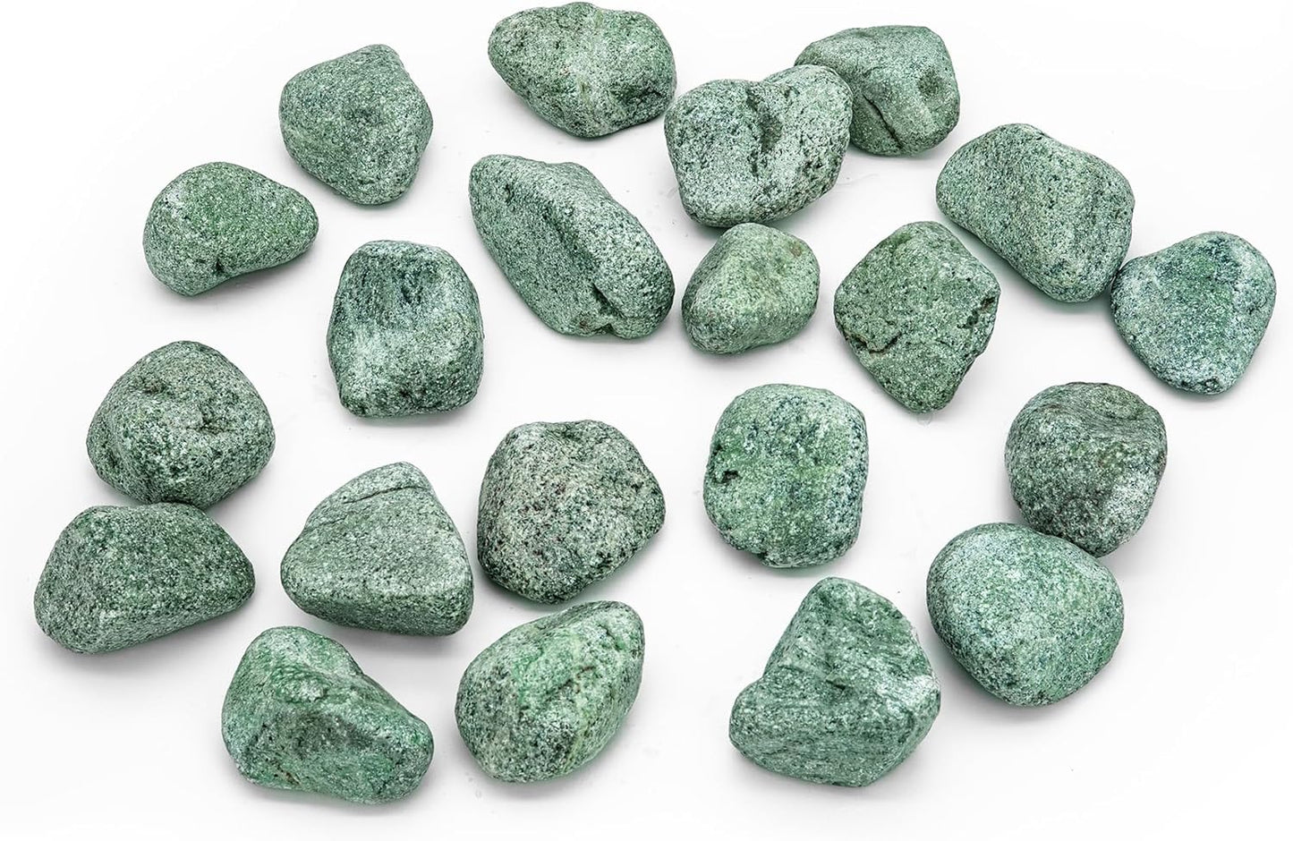 Saunasteine Jadeit, abgerundet 15 kg, 5-10 cm