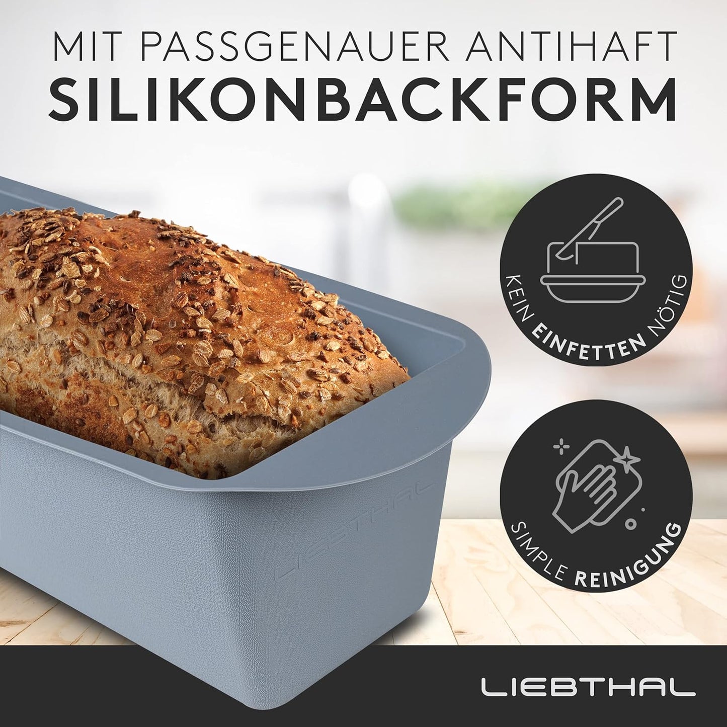 Brotbackform mit Deckel