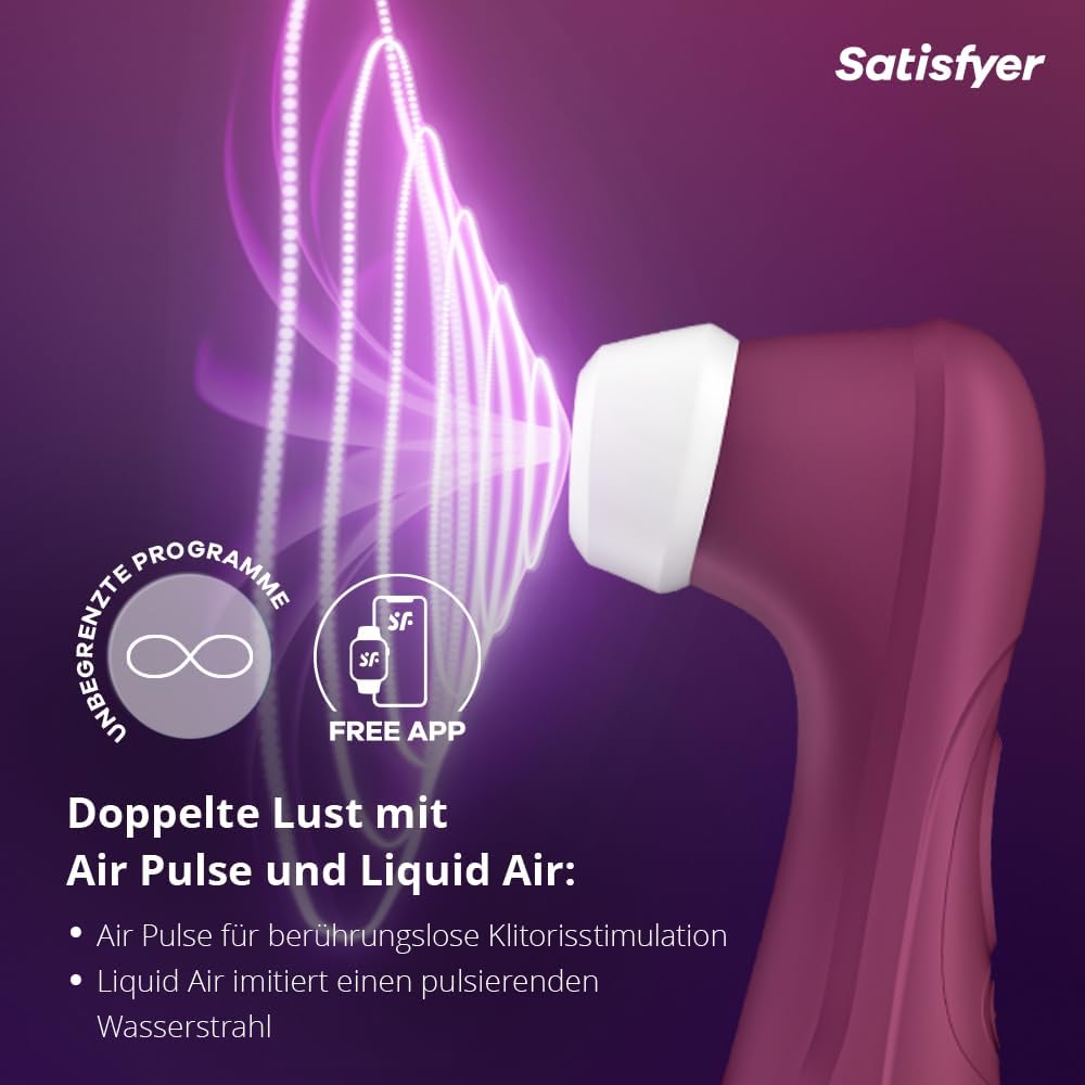 Pro 2 Generation 3 Vibrator mit App-Steuerung, bordeaux