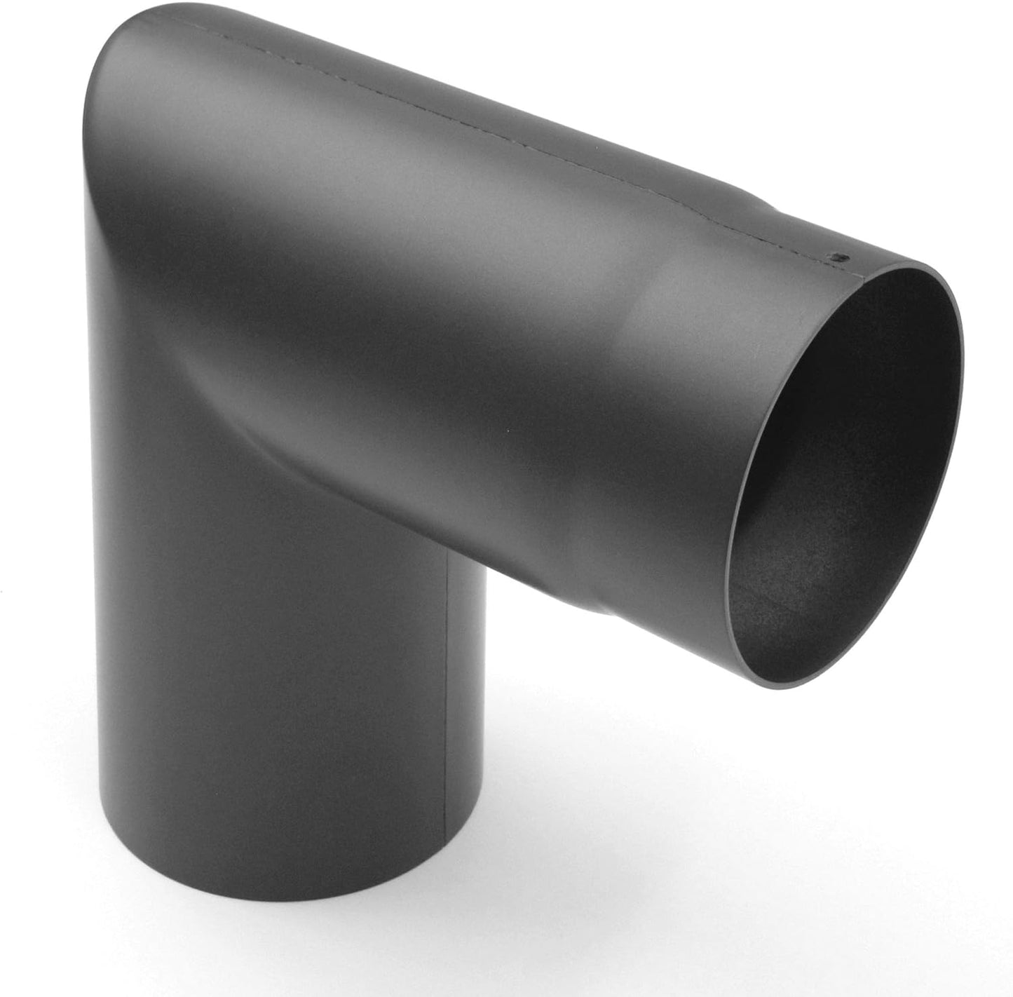 Rauchrohrbogen 90° zweiteilig ø120 mm, 120 Gussgrau