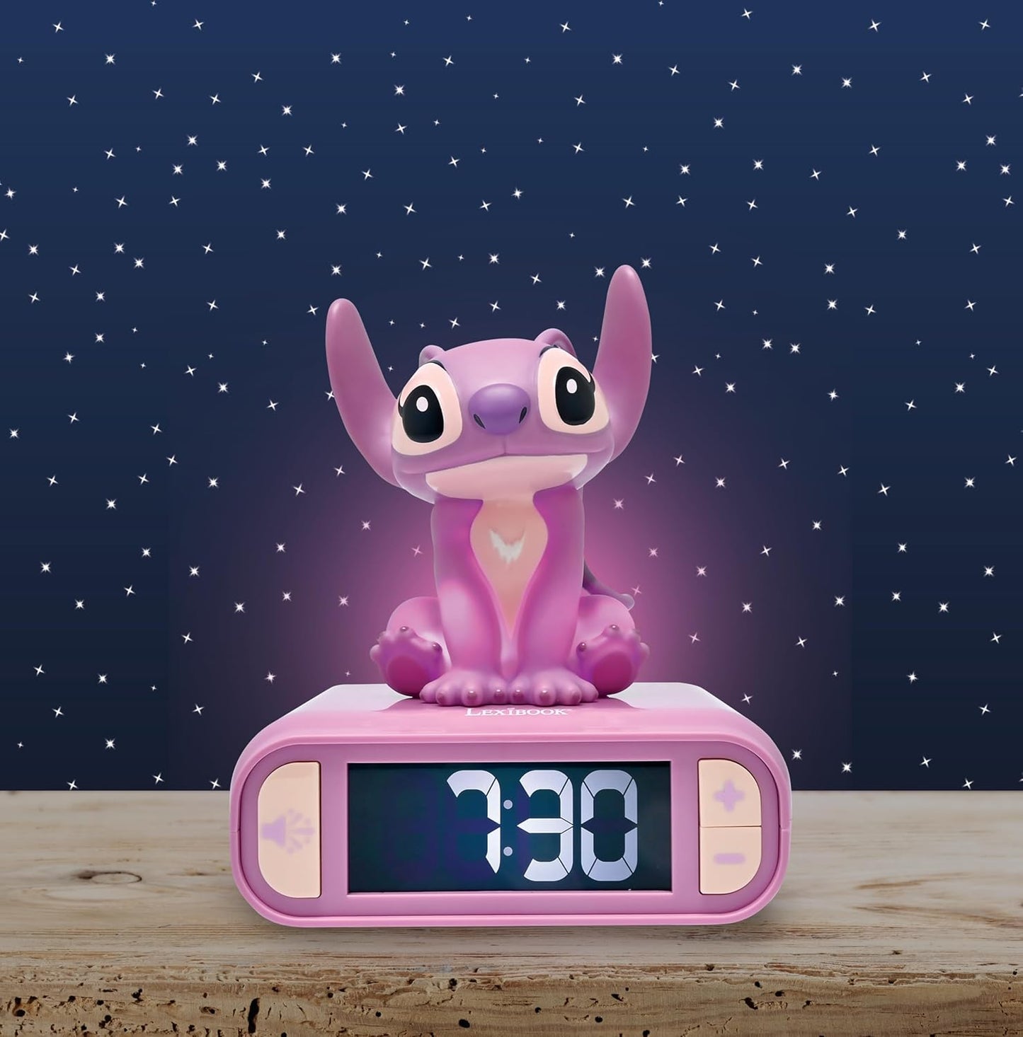 Disney Stitch Nachtlicht-Wecker mit Schlummerfunktion, Disney Stitch - Angel