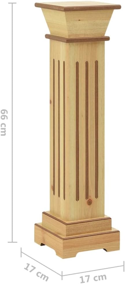 Blumensäule, Holzfarben