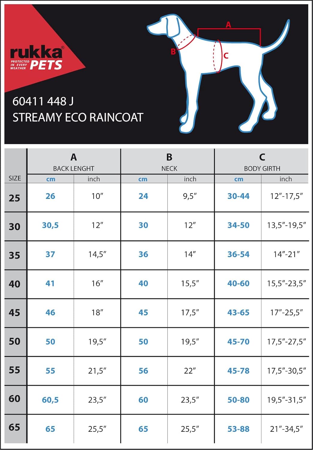 Streamy Eco Hunde-Regenmantel, 55 Dunkel Olivgrün