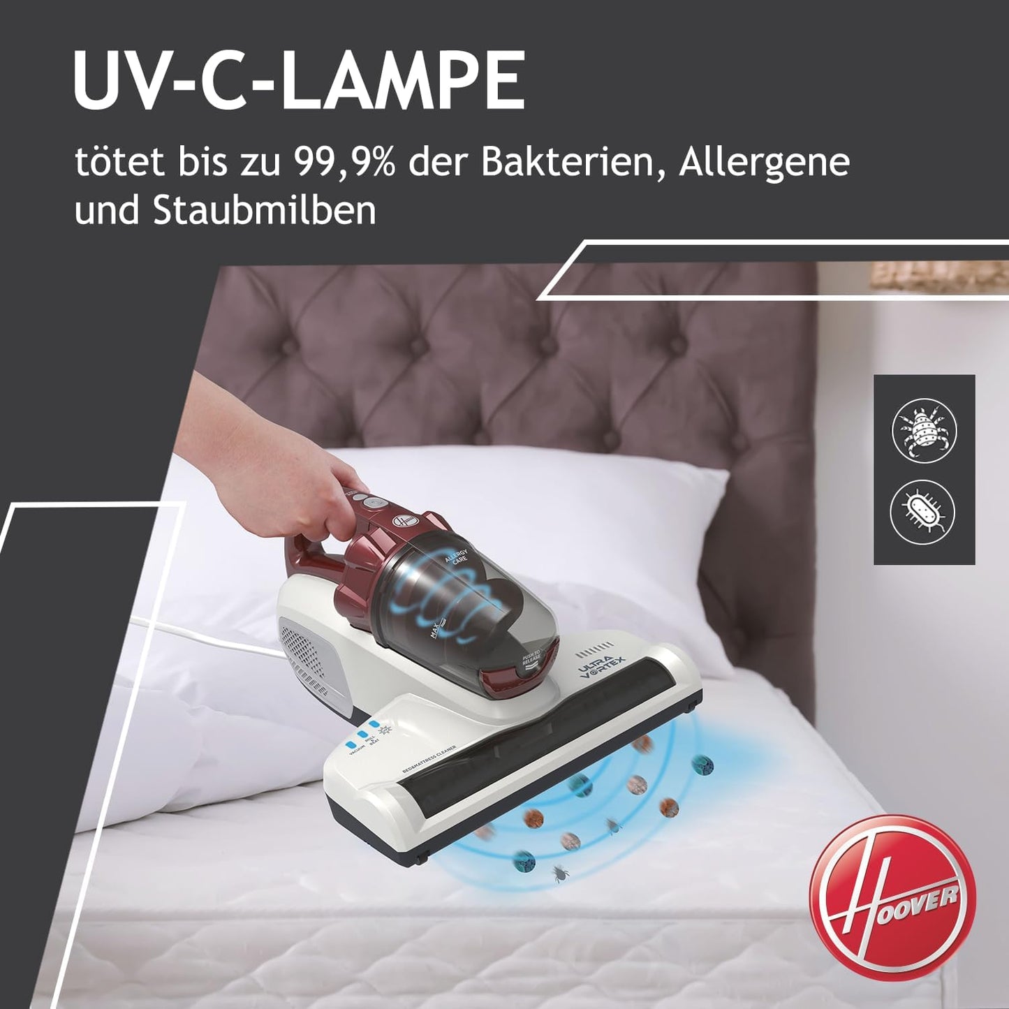 Milbensauger MBC500 Ultra Vortex, 3 in 1