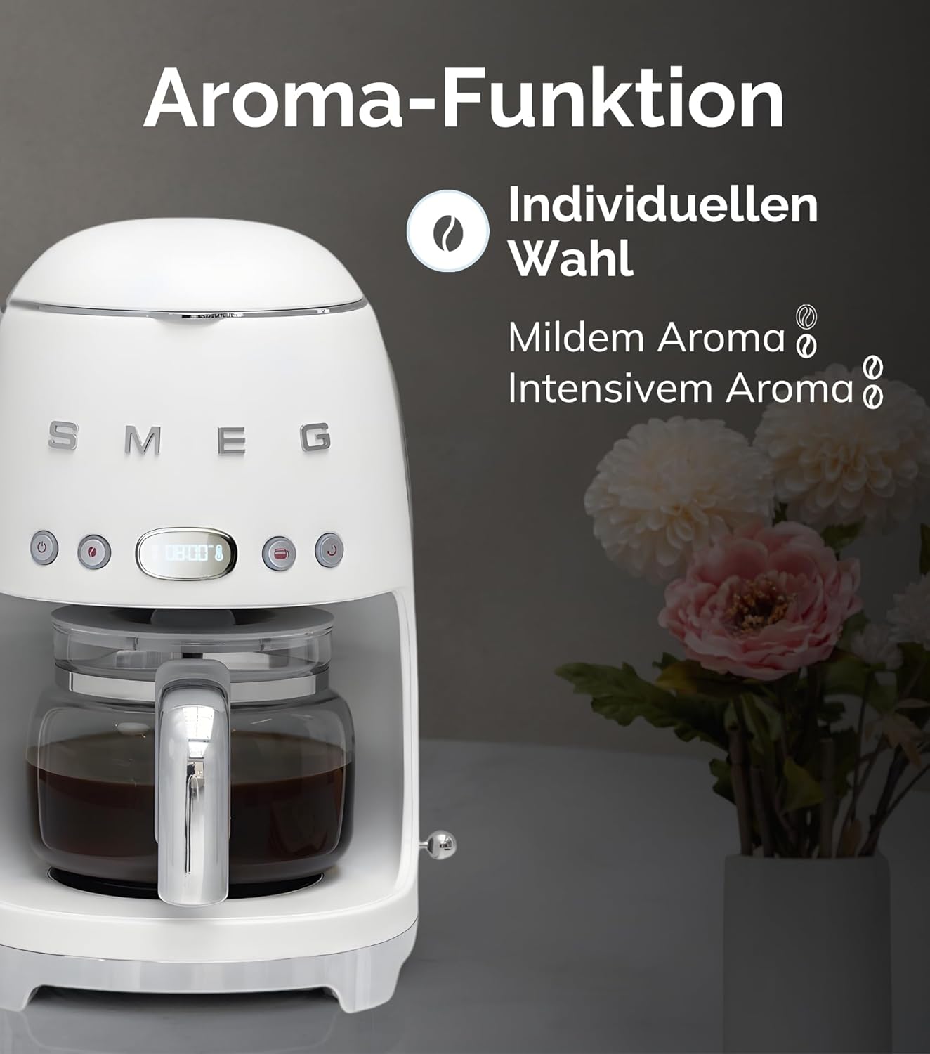 Filter-Kaffeemaschine mit Aroma- und Autostart-Funktion, Navy Blue