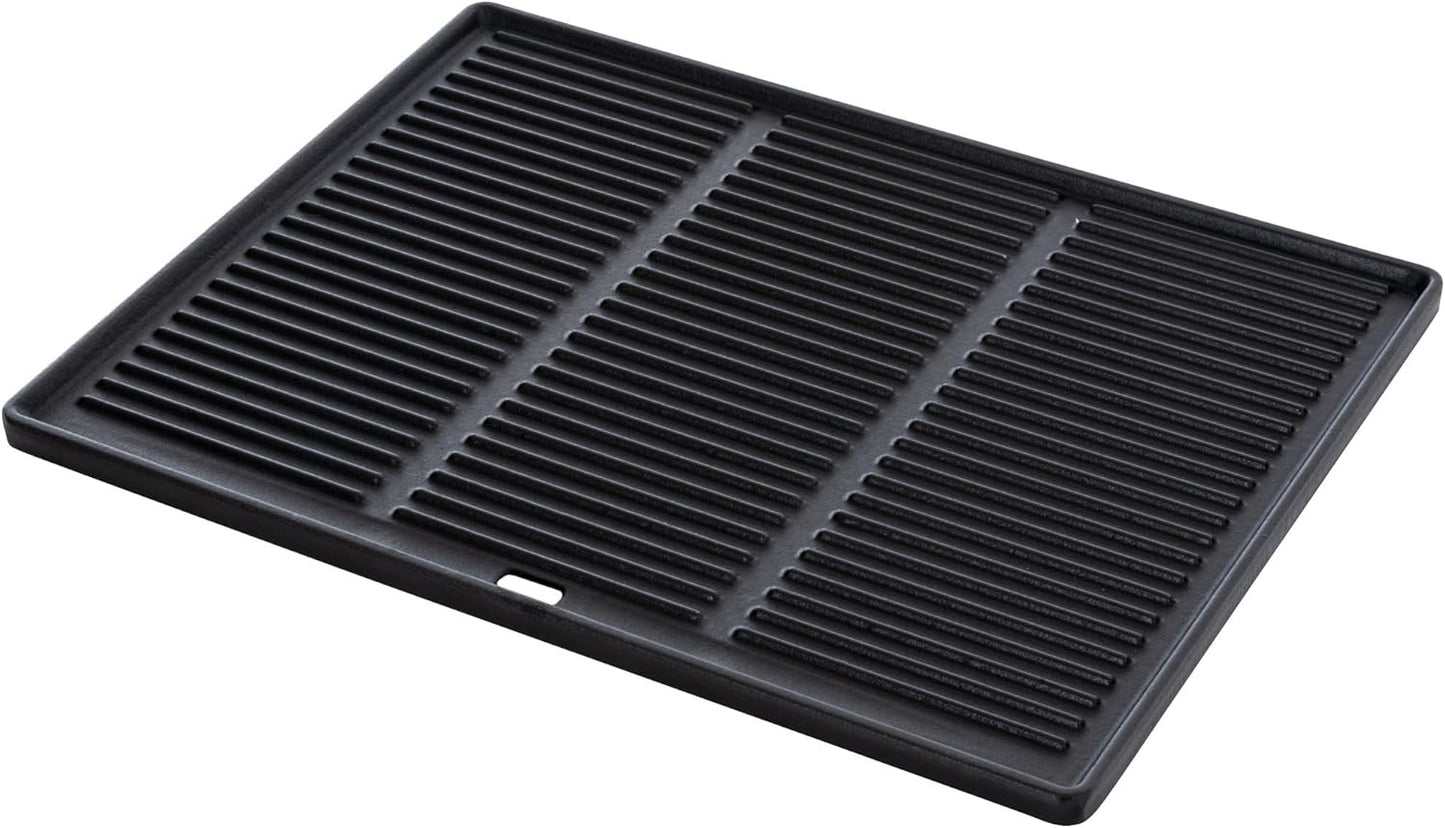 Gusseiserne Wende-Grillplatte, Anthrazit 45.5 x 35 cm