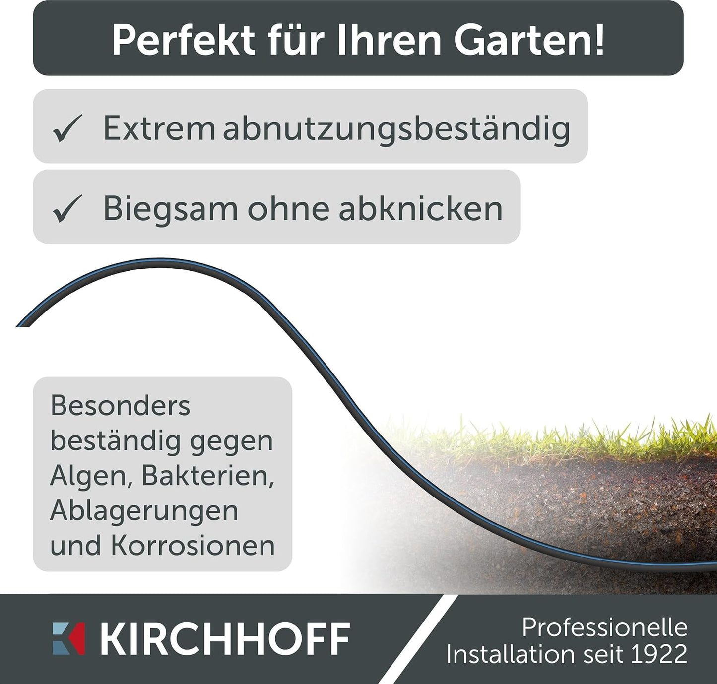 HDPE-Rohr für Gartenbewässerung, 25m 25mm