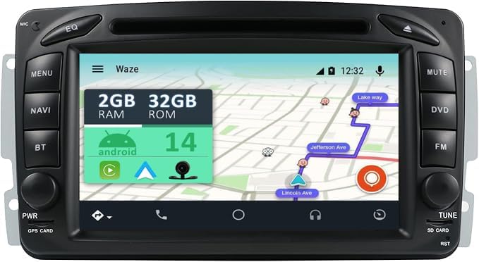 Android 14 Autoradio für Benz-Modelle, 2G32G-D