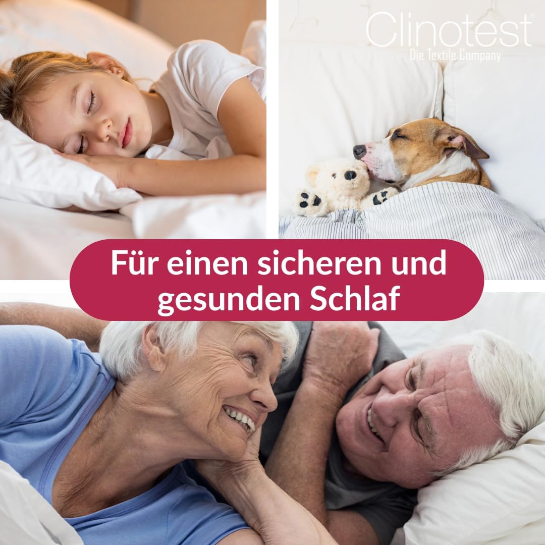 5er-Set Inkontinenzunterlagen, wasserdicht & atmungsaktiv, Weiss/Blau 5er Set - 75x90 cm