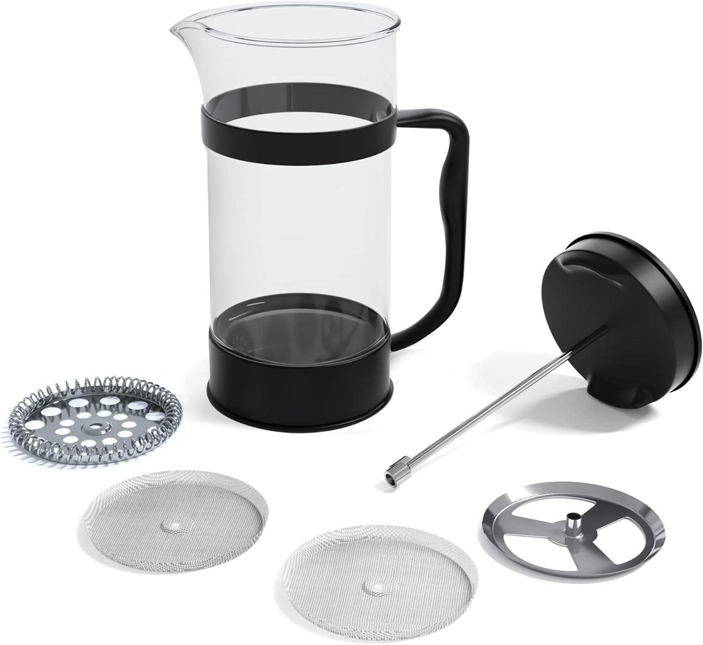 French Press, 600 ml Schwarz