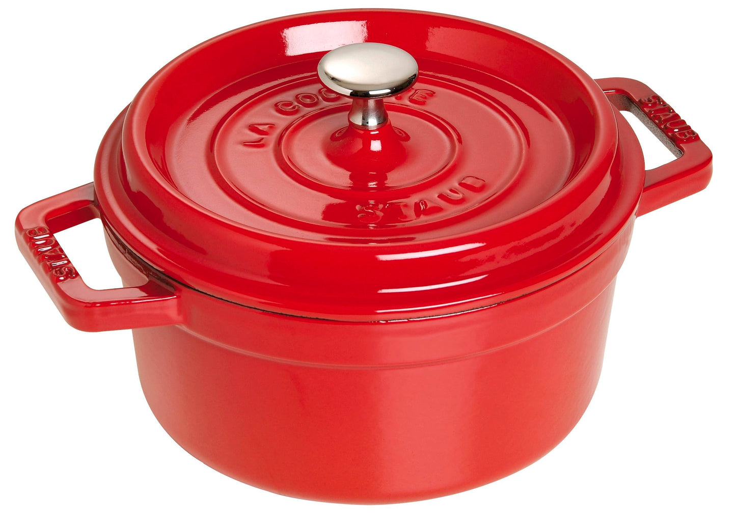 Cocotte Bräter, 30 cm Kirsch-Rot