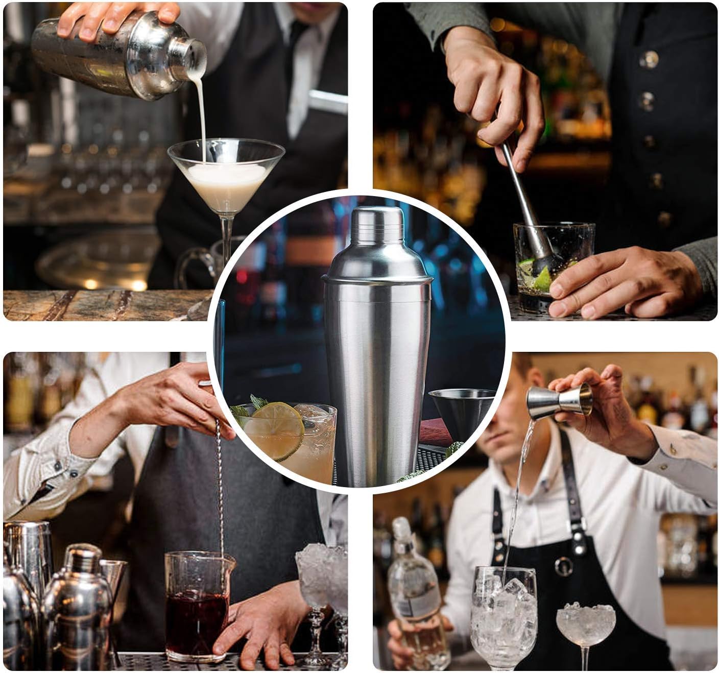 5-teiliges Cocktail Shaker Set