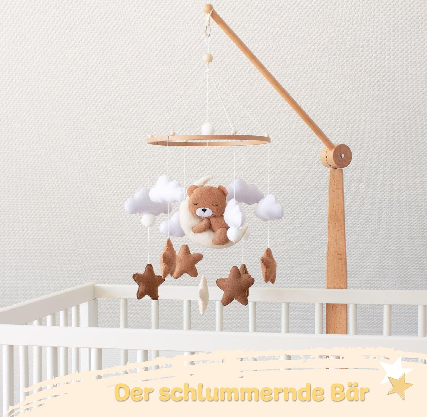 Babymobile schlummernder Bär, Bär 1