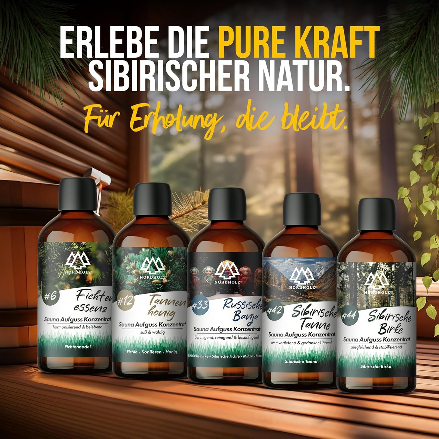 Saunaaufguss Set Sibirische Reise, Sibirische Reise