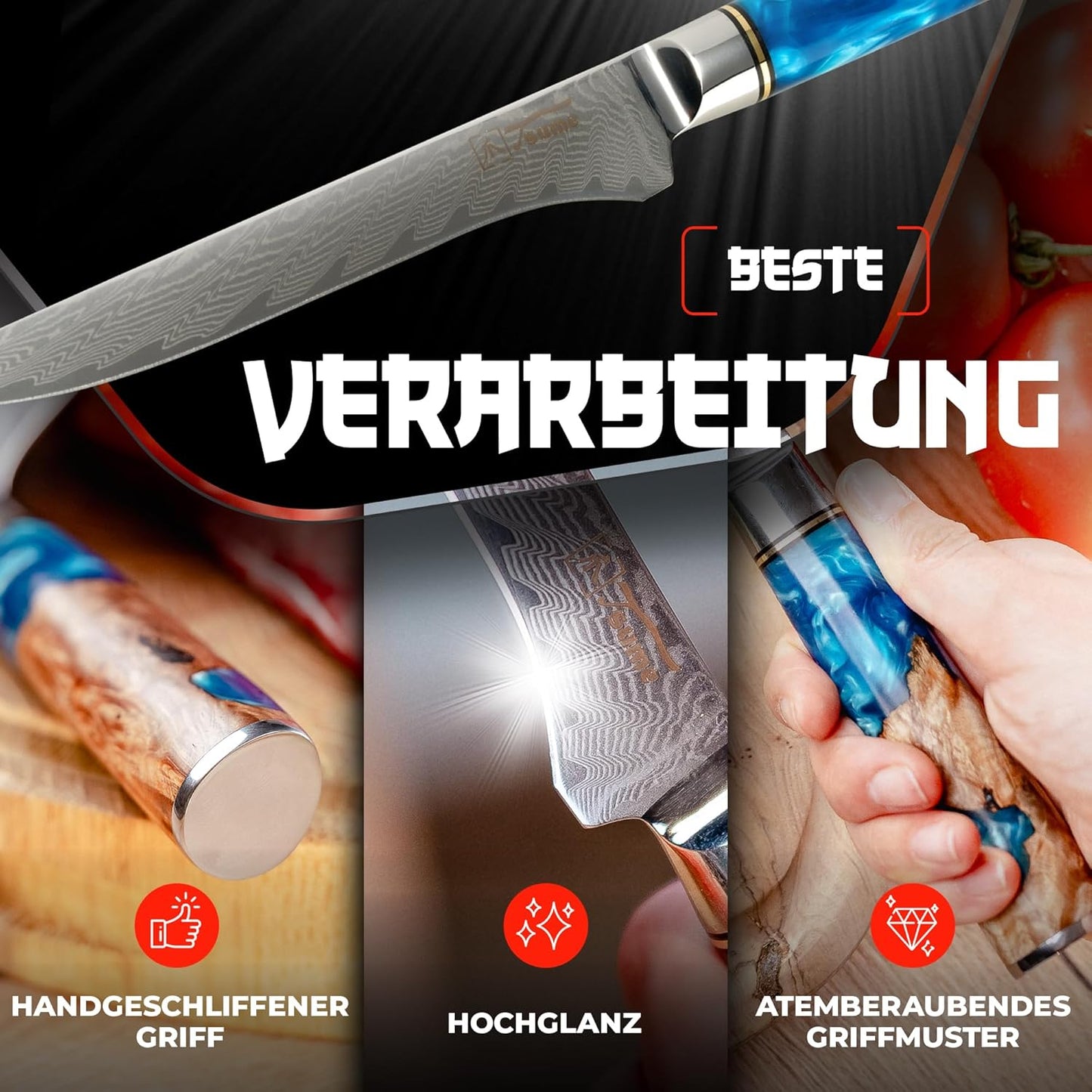 Filetiermesser, Filetiermesser 14cm